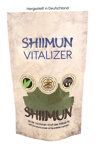 Bellfor Hunde-Nahrungsergänzung Shiimun Vitalizer 50 g - Nahrungsergänzungstyp: Pulver - Tierbedürfnis: Wachstum & Trächtigkeit - Zertifikate: Keine Zertifizierung - Packungsgrösse: 50 g - Produkttyp: Ergänzungsfutter - Cannabinoide: Keine