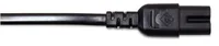 MANHATTAN Stromkabel Euro 8 1.8m schwarz