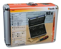 kwb Bit-Set Power Box 92-teilig - Set: Ja - Bit-Typ: Philips - Pozidriv - Torx - Innensechskant - Schlitz - Tri-Wing - Grösse: Diverse