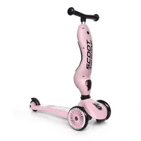 Scoot and Ride Scooter Highwaykick 1 Rosa - Altersempfehlung ab: 1 Jahr - Ausstattung: Höhenverstellbarer Sitz - Fussbremse - Höhenverstellbarer Lenker - Reifentyp:  Kunststoffreifen - Eigenschaften: Keine Eigenschaft - Zertifikate: Keine Zertifizierung -