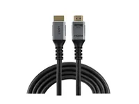 onit Kabel Premium HDMI - HDMI, 8K/60Hz, 1 m - Kabeltyp: Anschlusskabel - Videoanschluss Seite A: HDMI - Videoanschluss Seite B: HDMI - Detailfarbe: Schwarz - HDMI Standard: 2.1 - Display Port Standard: Keine Angabe