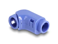 DELOCK Kabel Clips zum Abwinkeln 8 Stück blau
