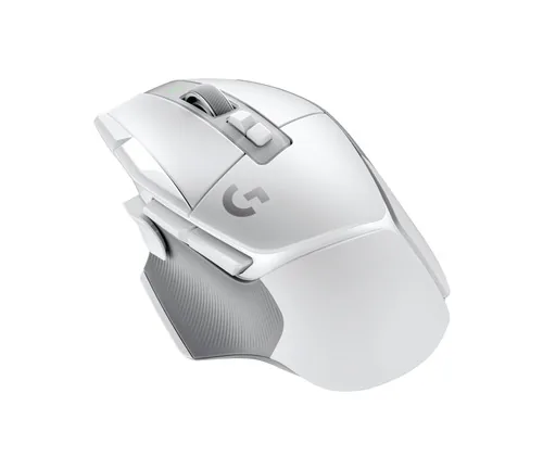 Logitech Gaming-Maus G502 X Lightspeed Weiss - Maus Features: Programmierbare DPI-Einstellung - Daumentaste - Programmierbare Tasten - Scrollrad - Integrierter Speicher - Bedienungsseite: Rechtshänder - Detailfarbe: Weiss - Gewicht: 102 g - Verbindungsart
