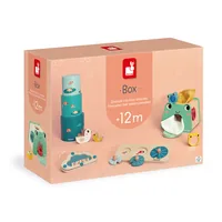 Janod Beschäftigungsspielzeug Box 12 Monate - Altersempfehlung ab: 1 Jahr - Material: FSC®-Holz - Eigenschaften: Keine Eigenschaft - Zertifikate: Keine Zertifizierung - Detailfarbe: Mehrfarbig