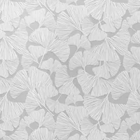 d-c-fix Fensterfolie Ginkgo 45 x 150 cm - Befestigung: Statisch haftend - Breite: 45 cm - Detailfarbe: Grau - Länge: 150 cm