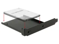 Delock 2.5-Einbaurahmen mit Slot-Bracket - Zubehörtyp: HDD/SSD Montageset