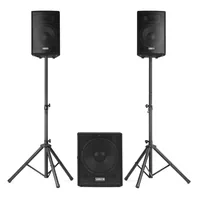 Vonyx PA-System VX1015BT - Einsatzgebiete: Club - Gastro / Gewerbe - Home-Party /-Disco - mobil - Schulen / Aulen - Sportstätte - Anwendungsbereich: Aerobic / Fitness - DJ - Entertainer - Sprache - Ausstattung: Bluetooth Audio Streaming - Fernbedienbar - 