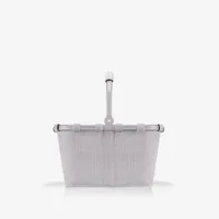 Reisenthel Einkaufskorb Carrybag XS Cord Grey - Breite: 33.5 cm - Detailfarbe: Grau - Material: Aluminium - Polyester - Höhe: 21 cm - Länge: 19.5 cm