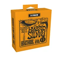 Ernie Ball Gitarrensaiten 3222 Slinky Nickel 3er Pack – Hybrid 9 - 46 - Packungsgrösse: Multipack - Zu Instrument: E-Gitarre - Saitenanzahl: 6-Saiter