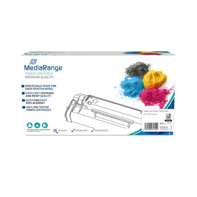 MediaRange Toner HP für C7115A15A, mit Chip, schwarz