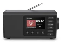 Hama Digitalradio DR1001 Schwarz - Widerstandsfähigkeit: Keine Angabe - Radio Tuner: DAB - DAB+ - FM - Stromversorgung: Netzbetrieb - USB-C - Detailfarbe: Schwarz - Streaming Formate: Keine - Ausstattung: Display - Weckfunktion
