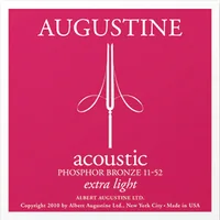 Augustine Gitarrensaiten Extra Light Phosphor 11-52 – Bronze - Zu Instrument: Westerngitarre - Packungsgrösse: Satz - Saitenanzahl: 6-Saiter