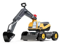 Falk Rutschfahrzeug Volvo Bagger mit Klappsitz - Fahrzeugtyp: Bagger - Altersempfehlung ab: 3 Jahren - Ausstattung: Keine - Detailfarbe: Gelb - Material: Kunststoff