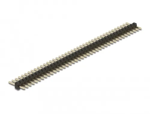 DeLOCK Pin header 40 pin, pitch 1.27 mm, 1-row, straight, 5 pieces