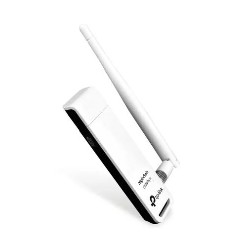 TP-Link WLAN-N USB-Stick TL-WN722N - Schnittstelle Hardware: USB 2.0 - WLAN Standard: IEEE 802.11n (Wi-Fi 4) - IEEE 802.11b (Wi-Fi 2) - IEEE 802.11g (Wi-Fi 3) - Frequenzband: 2.4 GHz - Formfaktor: Extern - Höhe Slot-Blech: Extern