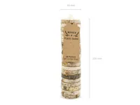 Partydeco Tischkarte Holzscheibe Ø 4.5-6.5 cm H: 1 cm, 20 Stück, Braun - Papierformat: Kein - Motiv: Hochzeit - Verpackungseinheit: 20 Stück - Detailfarbe: Braun - Inkl. Couvert: Nein