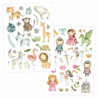 Papierdrachen Tattoo Set Bunter Mix - Kategorie: Tattoo - Altersempfehlung ab: 3 Jahren