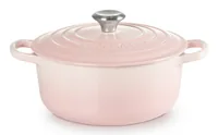Le Creuset Signature Gusseisen- Braeter rund 20cm shellpink
