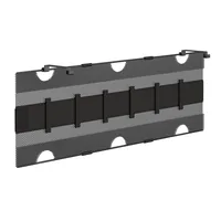 InLine Storage net with hook-and-loop straps, for under-table mounting, black