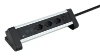 Schönenberger Steckdosenleiste 3 x T13, 1 x USB-A, 1 x USB-C 3 m - Einsatzgebiet: Indoor - Detailfarbe: Schwarz - Kinderschutz: Nein - Steckertyp Ausgang: T13 - USB-A Stecker - USB-C Stecker - Schalter: Ja - Steckdosenanzahl: 3