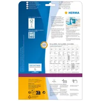 HERMA CD-Einleger 5033 Weiss, 25 Stück - Produkttyp: CD-Einleger - Medientyp: CD - DVD - Nutzinhalt Gesamt: 25 Stück - Ausstattung: Keine