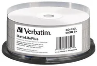 Verbatim 1x25 Verbatim BD-R Blu-Ray 50GB 6x Speed printable Cakebox