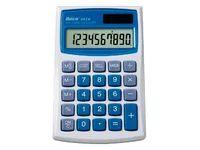 Ibico Taschenrechner 082X - Typ: Taschenrechner - Stromversorgung: Solarbetrieb - Detailfarbe: Blau - Weiss - Displaytyp: LCD - Programmierbar: Nein - Anzahl Zeilen: 1 ×
