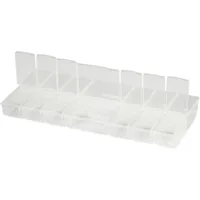 Creativ Company Aufbewahrungsbox 24 x 11 cm, Transparent - Breite: 11 cm - Höhe: 2.8 cm - Tiefe: 0 cm - Volumen: 0 l - Produkttyp: Aufbewahrungsbox - Verpackungseinheit: 1 Stück