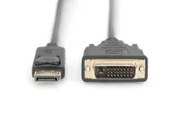 Digitus DB-340301-020-S video cable adapter 2 m DisplayPort DVI-D Schwarz