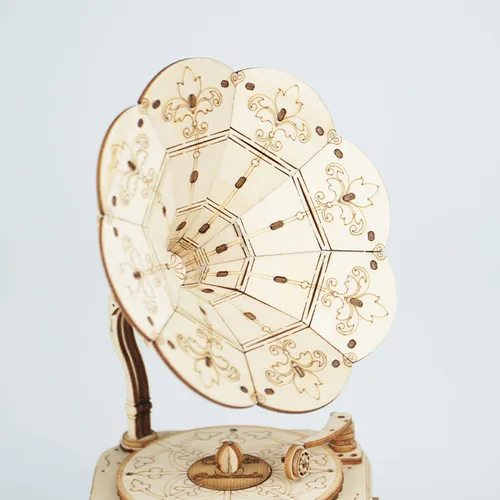 RoboTime Bausatz Gramophone Crank Classic - Modell Art: Musikinstrument
