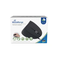 MediaRange Maus USB 2.0 Vertical Rechtshänder, schwarz