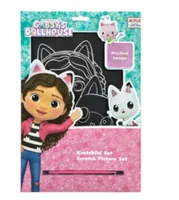 Undercover Fanartikel Kratzbild Set Gabby's Dollhouse - Produkttyp Geschenke: Spiele