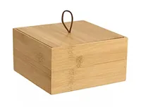 diaqua® Aufbewahrungsbox aus Bambus 15 x 15 x 8 cm, Nature - Materialtyp: Holz - Material: Holz - Detailfarbe: Nature - Produkttyp: Aufbewahrungsbox