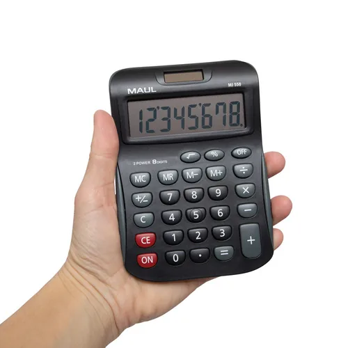 MAUL MJ 550 calcolatrice Tasca Calcolatrice con display Nero