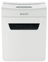 Leitz Bürogeräte Aktenvernichter IQ Protect Premium 8X , P-4, 8 Blatt - Vernichtbare Aktentypen: Papier - Heftklammern - Büroklammern - Schnittart: Partikelschnitt - Sicherheitsstufe: 4 - Schnittausgabe: 4 x 40 mm - Blattkapazität: 8 Seiten - Zufuhrautoma