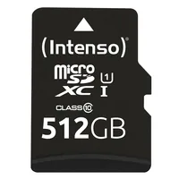 INTENSO Micro SD Secure Digital Cards 3423493 SD Adapter 512GB