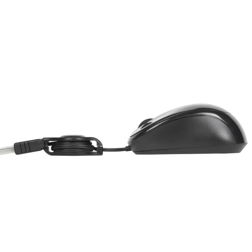 Targus Mobile Maus Compact Blue Trace - Maus-Typ: Mini - Bedienungsseite: Universal - Maus Features: Scrollrad - Detailfarbe: Schwarz - Schnittstelle: USB-A - Verbindungsart: Verkabelt