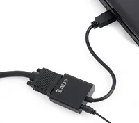 Gembird A-HDMI-VGA-03 video cable adapter 0.15 m HDMI Type A (Standard) VGA (D-Sub) Black