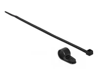 DELOCK Befestigungsschelle 12,7 mm mit KBI 300x4,8mm schwrz