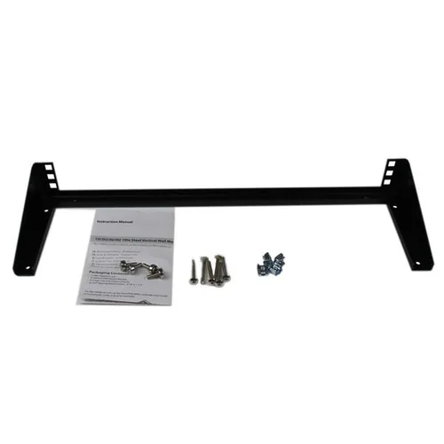 StarTech.com 19 Zoll 1HE vertikales Wandmontage Rack aus Stahl - 1U Rack Bracket 19 - Schwarz - Halterung - geeignet für Wandmontage - Schwarz - 1U - 48.3 cm (19")