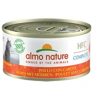 Almo Nature Nassfutter HFC Complete 70 g - Tierbedürfnis: Kein besonderes Bedürfnis - Geschmacksrichtung: Geflügel - Zertifikate: Keine Zertifizierung - Fleischsorte: Huhn - Futtereigenschaft: Getreidefrei - Produkttyp: Alleinfutter