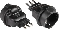 Good Connections Stromadapter Italien Typ L-Typ F(CEE 7/3)
