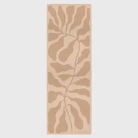 Luviyo All-In-One Yogamatte Jungle - Breite: 61 cm - Nachhaltigkeit: Nicht angegeben - Länge: 178 cm - Sportart: Lifestyle - Farbe: Beige - Dicke: 3 cm