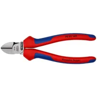 KNIPEX Seitenschneider schwarz atramentiert poliert 160 mm