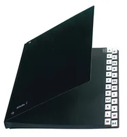 BIELLA Pultmappe A4 32342400U schwarz A-Z