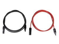FURBER.power Solarkabel 4 mm² FC4, Set, 2 m - Anschluss Seite B: FC4 Stecker (kompatibel mit MC4 - DL4 - TS4 - QC4) - Anschluss Seite A: FC4 Buchse (kompatibel mit MC4 - DL4 - TS4 - QC4)