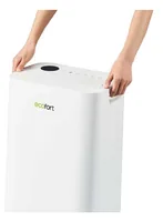 Ecofort Entfeuchter ecoQ DryAir 20L Complete 50 m² - Typ: Entfeuchter - Funktionen: Display - Entfeuchten - Luftfeuchtigkeitsanzeige - Hygrostat - Timerfunktion - Automatikmodus - Schwenkfunktion - Fernsteuerung über App - Kindersicherung - Wäschetrocknun