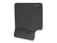 Delock Mausmatte Ergonomisch für Linkshänder Schwarz - Tiefe: 170 mm - Breite: 220 mm - Detailfarbe: Schwarz - Form: Diverse - Höhe: 17 mm - Handgelenkauflage: Ja