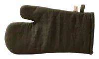 Esmée Nura Ofenhandschuh Olivgrün - Grösse: Standard - Detailfarbe: Olivgrün - Material: Bio Baumwolle - Leinen - Anwendungsbereich: Küche