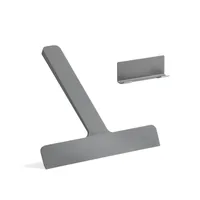 Zone Denmark Duschabzieher Ume Grau - Wischbreite: 24 cm - Faltbar: Nein - Detailfarbe: Grau - Detailmaterial: Silikon - Grundmaterial: Kunststoff - Aufhängevorrichtung: Ja